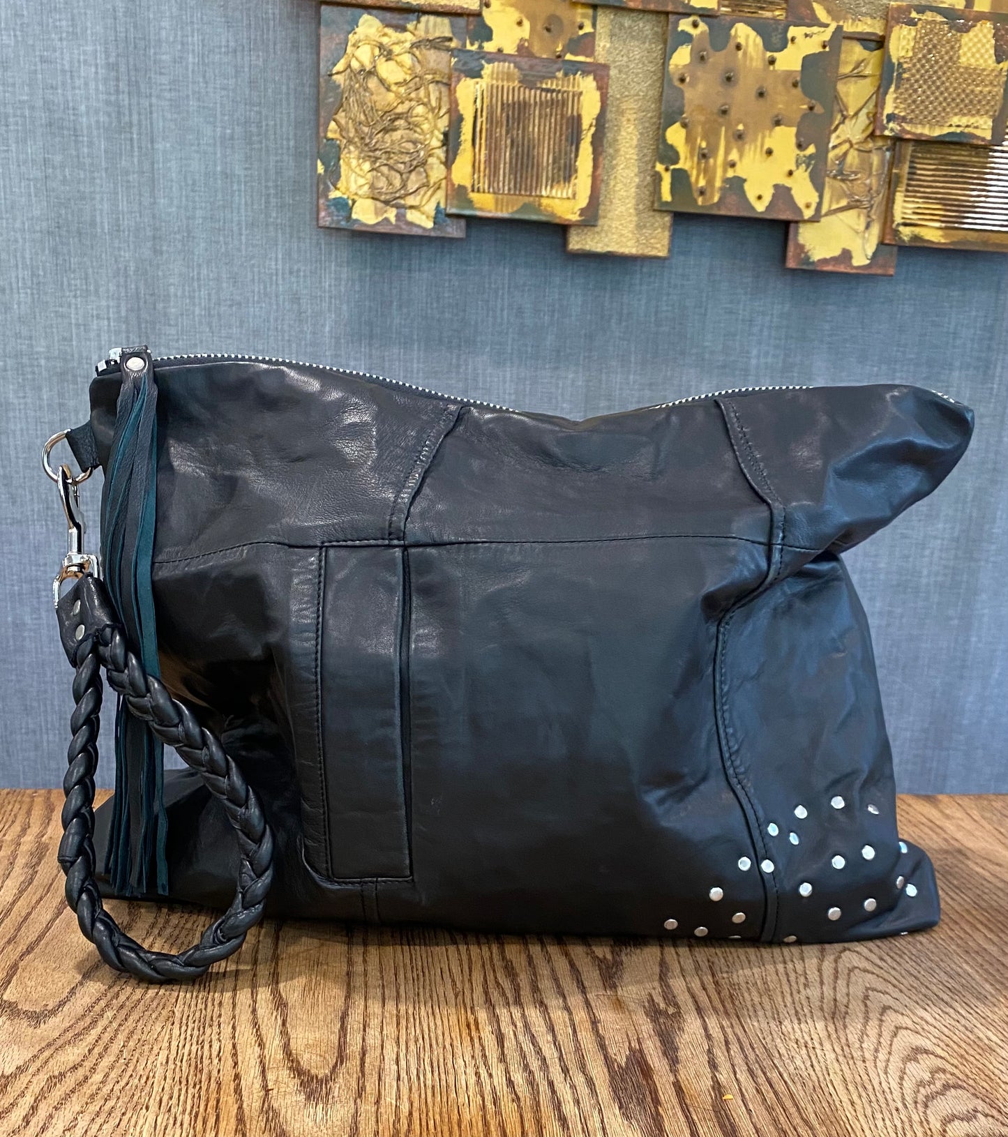 Rock On Biggie Oversized Clutch with Wrist Strap
