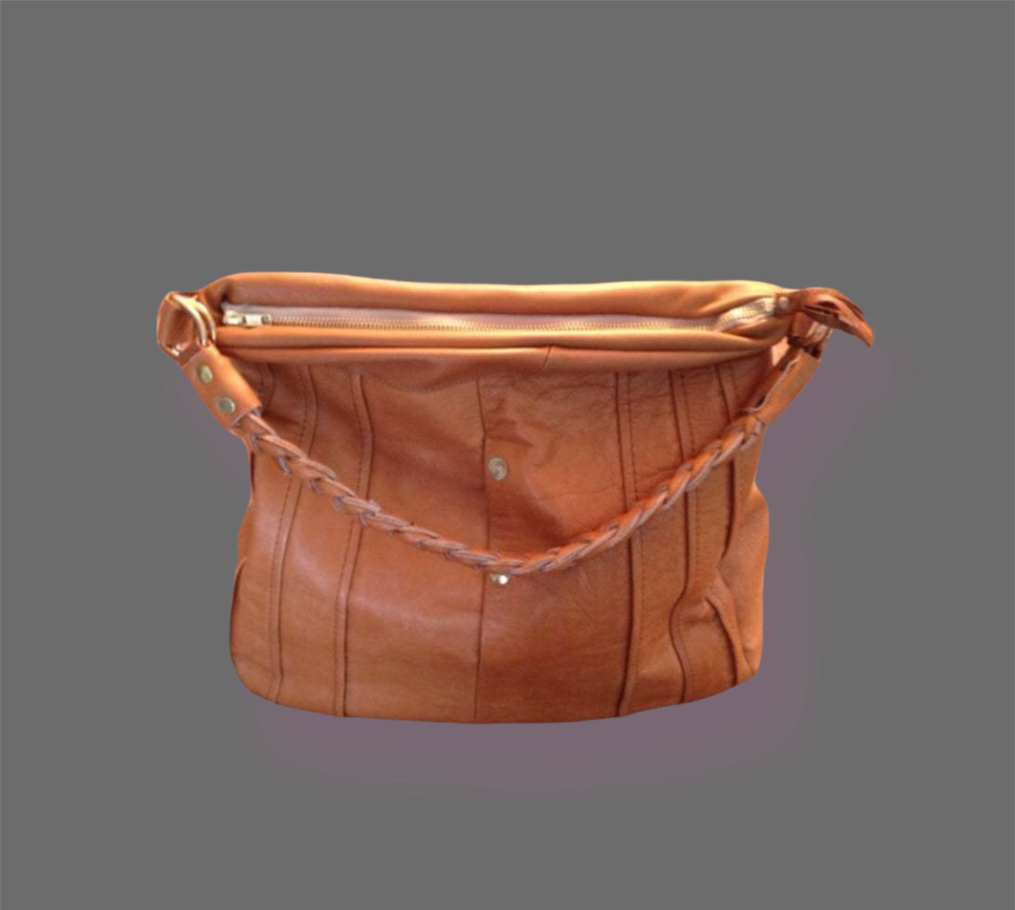 Convertible Day Bag with Braided Handle