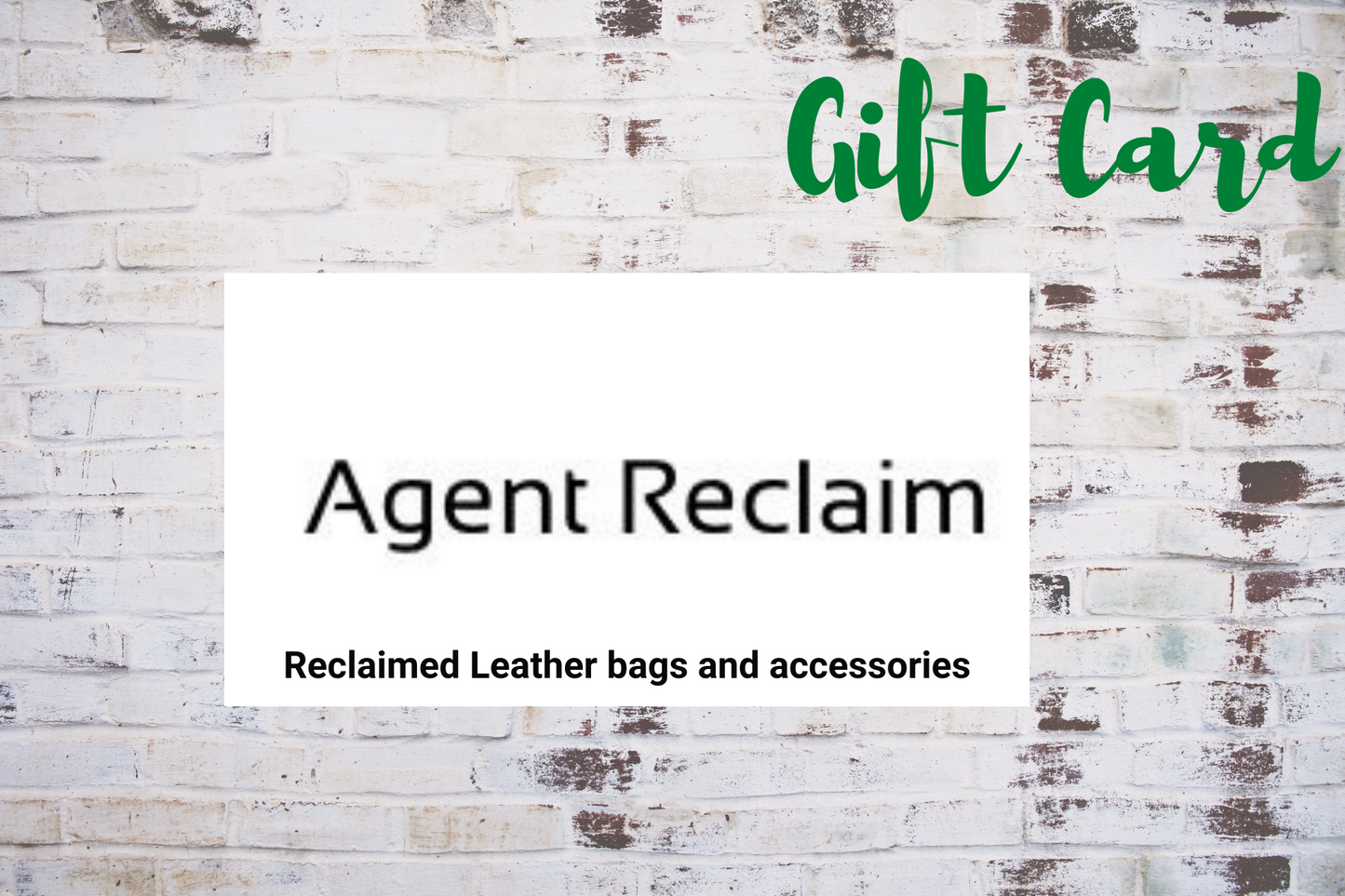 Agent Reclaim Gift Card